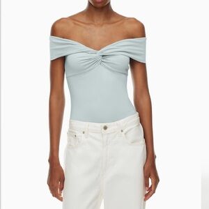 Contour Twist Off-shoulder Top